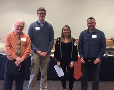 Kevin Ahern, colleagues, and Nick Fleury in office space