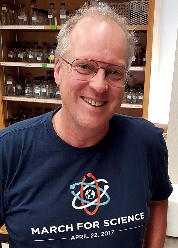 Michael Freitag in the lab