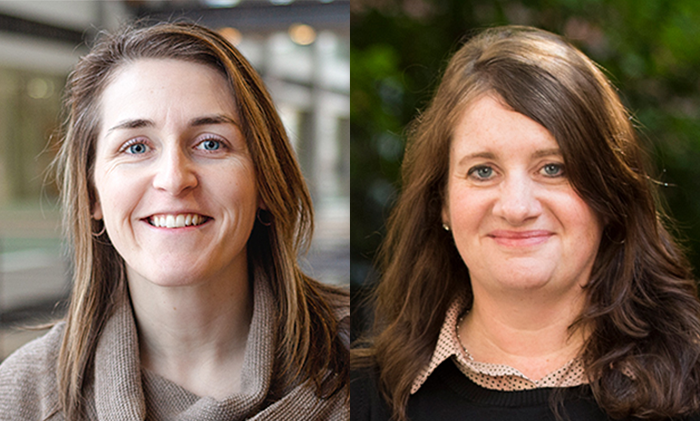 Katée Keen and Jennifer Olarra.