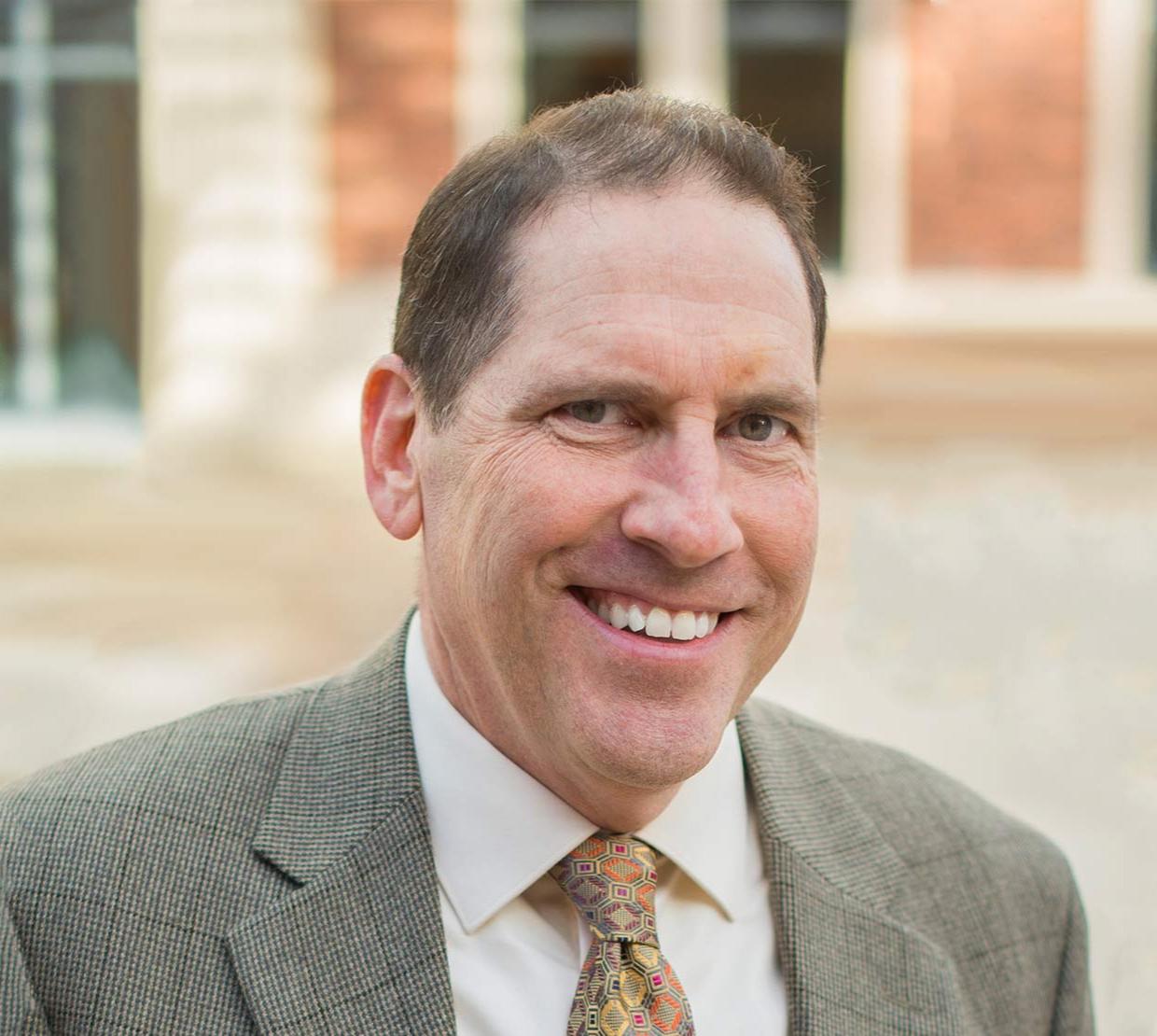 Matt Andrews standing in SEC awning