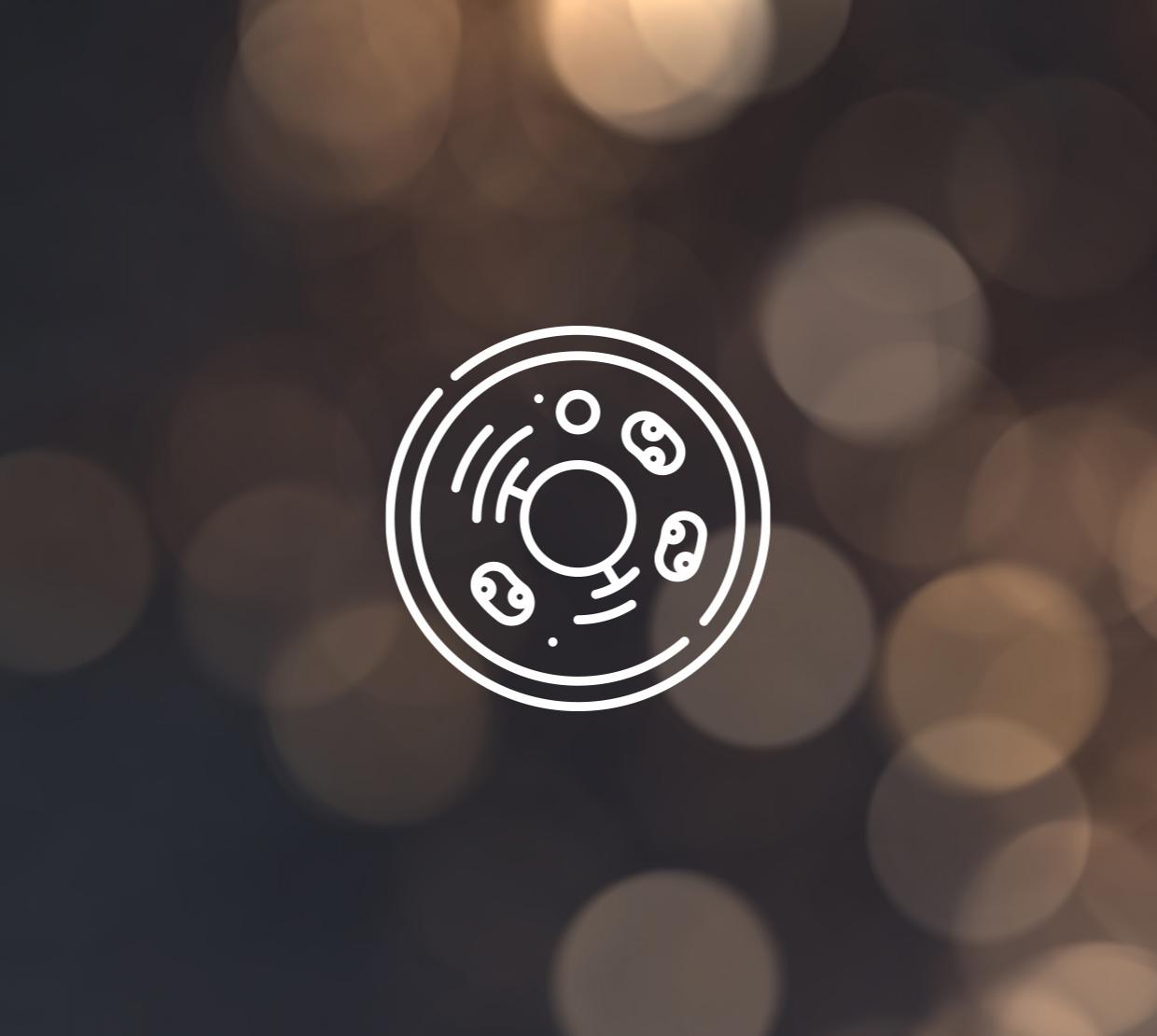 cell icon above light texture