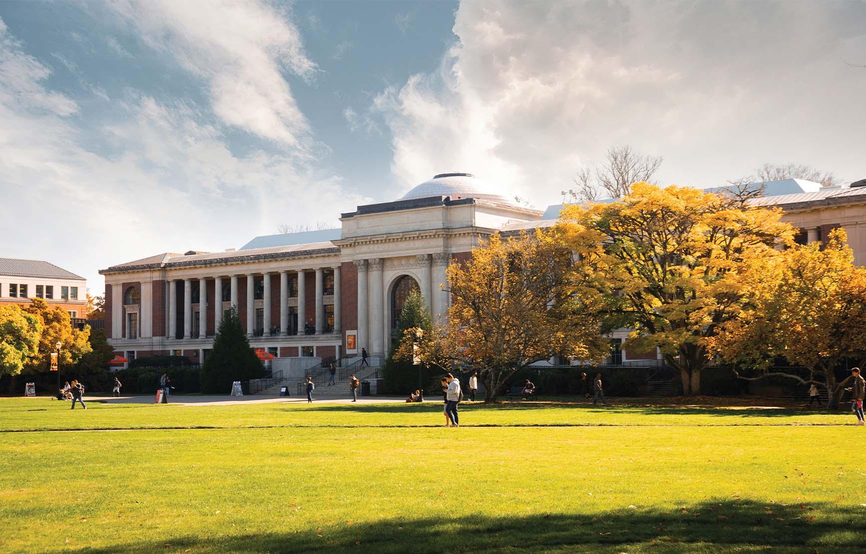 Memorial Union in fall
