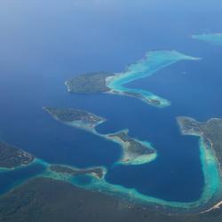 arial view of island bay