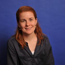 Anne Dunn, Department Head of Microbiology, smiles in a professional headshot