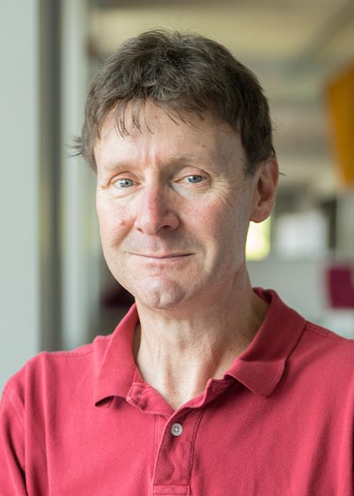 Jeffrey Kollath standing in Learning and Innovation Center