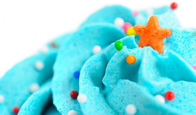 close up picture of cupcake