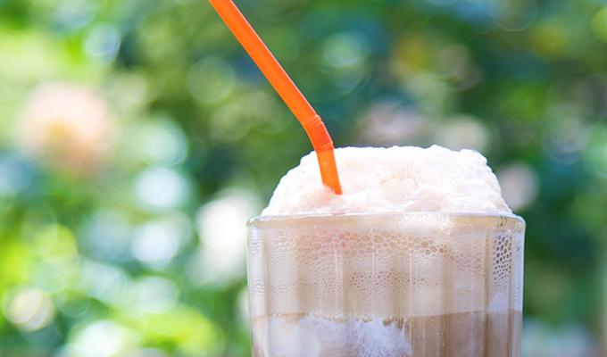 Root beer float