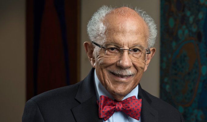 Warren Washington in office space