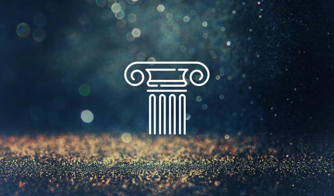 column icon above light texture