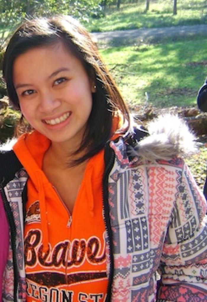 Van Ahn Vu standing in park