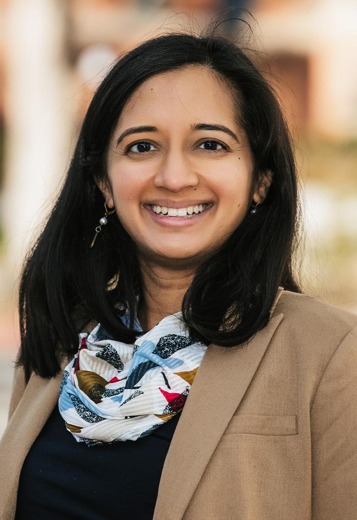 Swati Patel, a woman with dark hair.