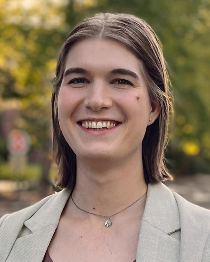 Headshot of Patti Hamerski smiling outdoors