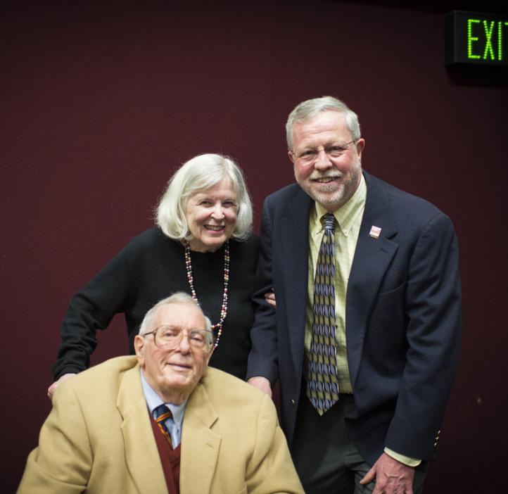 Robert Mason with colleagues