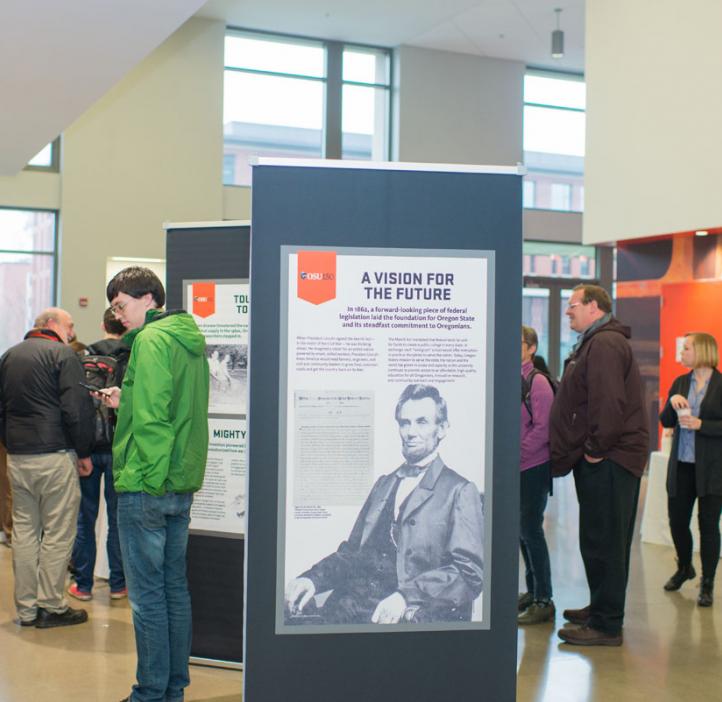 OSU poster featuring Abraham Lincoln 