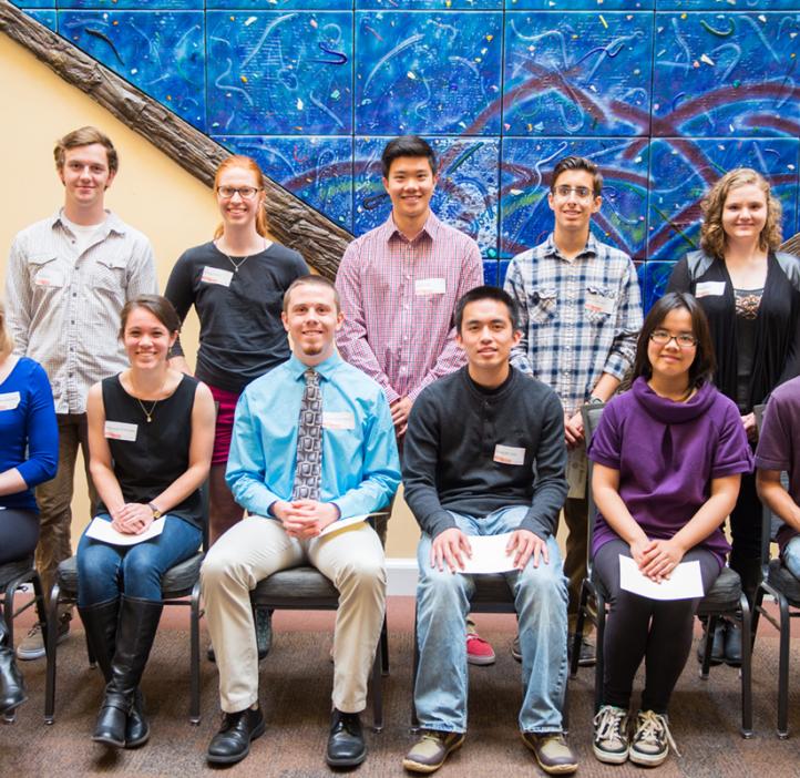 group photo of Biochemistry and Biophysics students