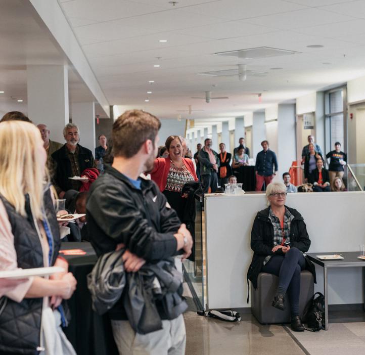 audience in the Learning Innovation Center