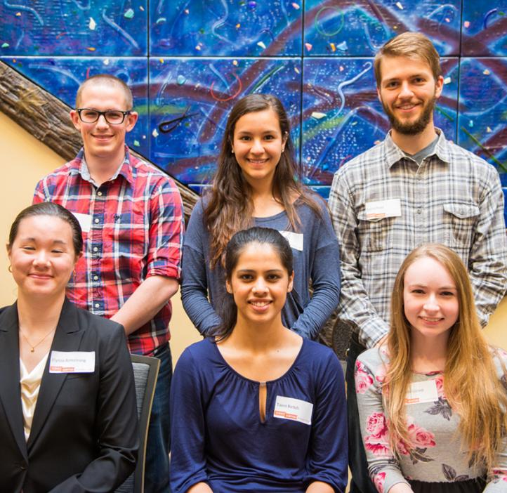 group photo of Microbiology students