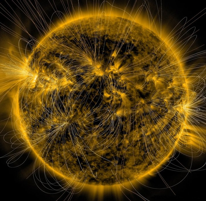 Solar flares as seen from space